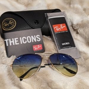 Ray-Ban gradient aviators